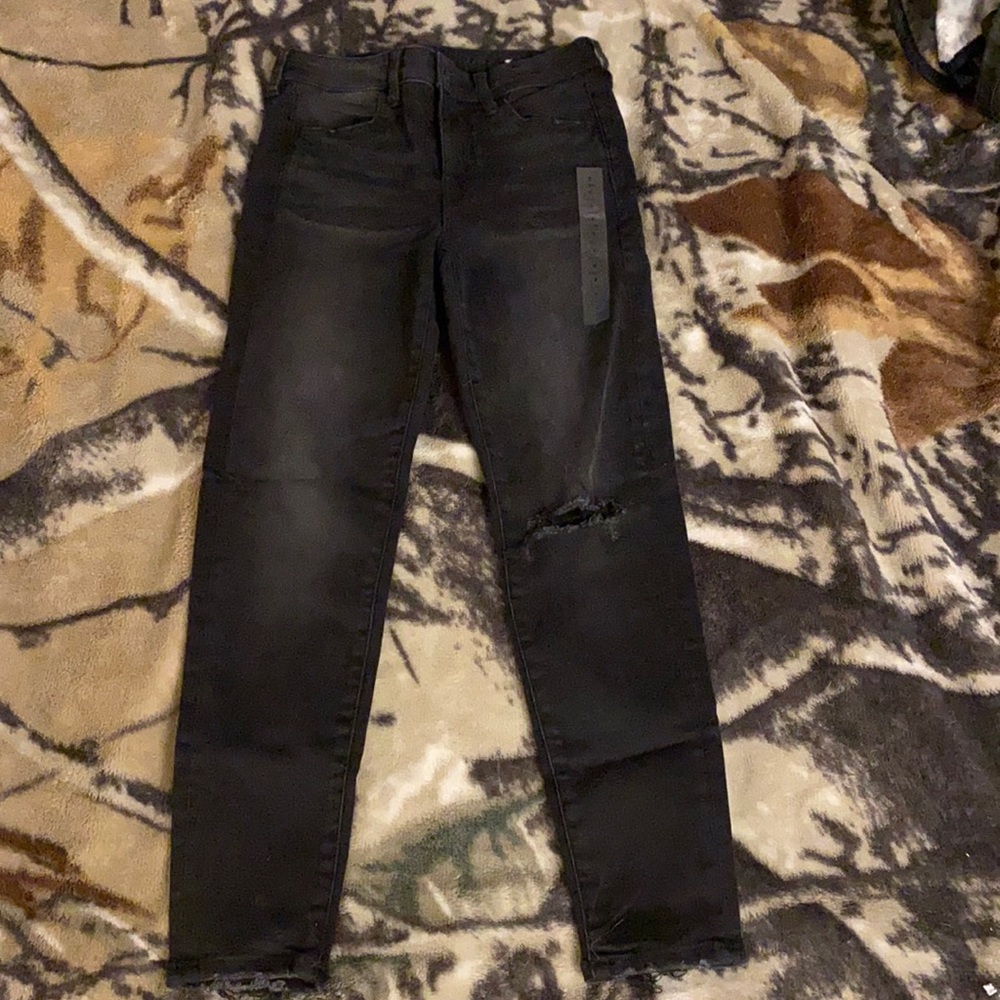 American Eagle Faded Black Hi rise Jeggings